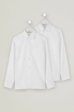 Load image into Gallery viewer, Long Sleeve White Shirt - Twin-Pack