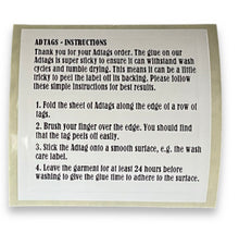 Load image into Gallery viewer, Printed Name Labels (Peel & Stick)