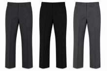 Load image into Gallery viewer, Comfort Fit Stretch Trousers – Half Elasticated
