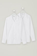 Load image into Gallery viewer, Long Sleeve, Non-iron Rever Collar Blouses - Twin pack
