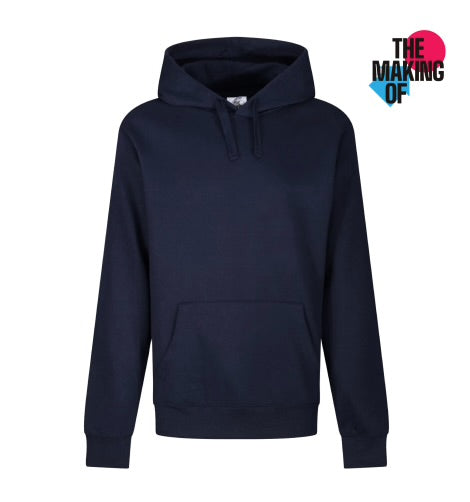 Plain Hoodie Black Navy