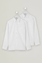 Load image into Gallery viewer, Long Sleeve White Shirt - Twin-Pack
