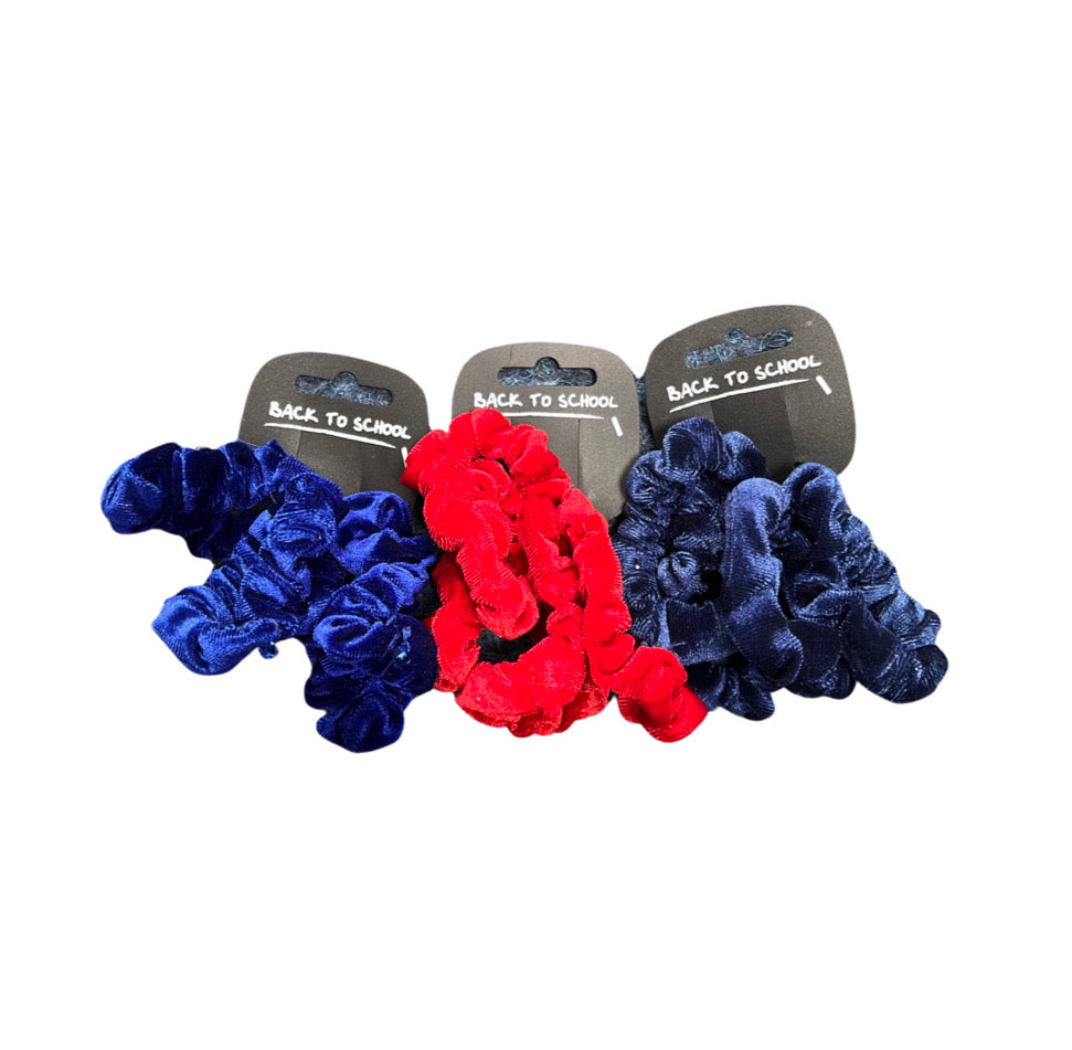 4 Pack Velvet Hair Scruchie